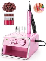 Furadeira Elétrica para Unhas JIASHENG 20000 RPM - Gel e Acrílico