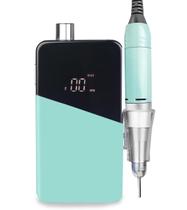 Furadeira elétrica para unhas Lumcrissy 35000 RPM verde claro Furadeira elétrica para unhas Lumcrissy 35000 RPM verde claro