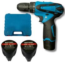 Furadeira Elétrica Sem Fio 2 Baterias 12v Baterias De Lítio Bivolt