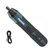 Furadeira Elétrica Sem Fio Makita 1300mAh Recarregável Ajustável USB Ferramenta Multifuncional