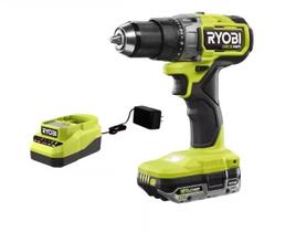 Furadeira/furadeira RYOBI 18V ONE+ HP sem escova 1/2 com bateria de 2 Ah