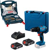 Furadeira Gsb 183-li Com Kit De Brocas 70 Peças + Carregador Furadeira Gsb 183-li Com Kit De Brocas 70 Peças + Carregador