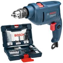 Furadeira GSB 450 RE 127V + Kit Brocas e Bits V-Line 41 Peças Bosch