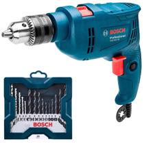 Furadeira Impacto 1/2 POL 550W GSB 550 RE com Kit Brocas e Pontas Bits 41 Peças BOSCH