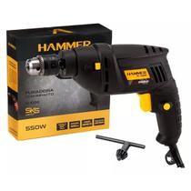 Furadeira Impacto 127v 550w 3/8'' 10mm Preto Hammer