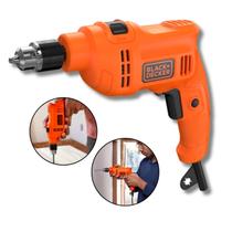 Furadeira Impacto 450W Black Decker 3/8" 10mm Profissional 127 220v Parede Metal Montador Marceneiro