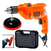 Furadeira Impacto 560w C/ Kit Vira Lixadeira Roto Orbital 110v