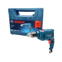 Furadeira Impacto Bosch 13mm 550w Maleta Gsb 550 Re 220v Cor Azul Furadeira Impacto Bosch 13mm 550w Maleta Gsb 550 Re 220v Cor Azul