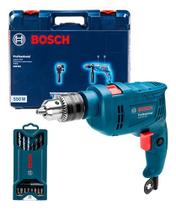 Furadeira Impacto Bosch 13mm Gsb 550 Re C/ Kit 15 Peças 220v