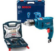 Furadeira Impacto Bosch 13mm Gsb 550 Re Kit 103 X Line 110v Furadeira Impacto Bosch 13mm Gsb 550 Re Kit 103 X Line 110v