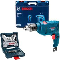 Furadeira Impacto Bosch 13mm Gsb 550 Re Kit 33 Peças 110v