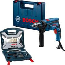 Furadeira Impacto Bosch Gsb 13 Re Com Kit 100 Peças 110v
