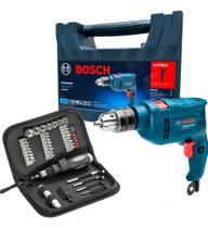 Furadeira Impacto Bosch Gsb 550 Re Com Kit 38 Peças 110v Azul/preto 127v Furadeira Impacto Bosch Gsb 550 Re Com Kit 38 Peças 110v Azul/preto 127v