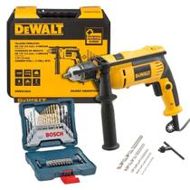 Furadeira Impacto Dewalt 710w DWD502KA + Maleta e Kit X-line