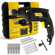 Furadeira Impacto Elétrica De 10mm Hammer Fi-1000k 500w + Acessório 110v