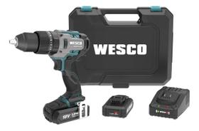 Furadeira Impacto Wesco Ws2419k2 18v Com Maleta Laranja 18v 60