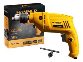 Furadeira Martelete De Impacto 3/8 Pol 10Mm Concreto E Madei