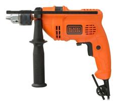 Furadeira Martelete Elétrica De 13mm Black+decker Tm555 560w Laranja 127v + Acessórios