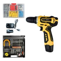 Furadeira Nakan Nk2499 Sem Fio 2/ Baterias 148 Pçs Potente Furadeira Nakan Nk2499 Sem Fio 2/ Baterias 148 Pçs Potente