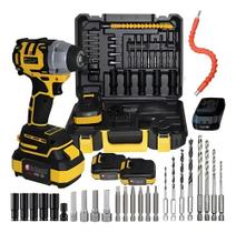 Furadeira Nakasaki Chave Impacto 48v Maleta 2 Baterias