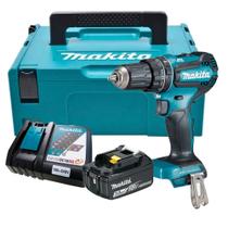 Furadeira Paraf. A Bateria 18V DHP485Z 3Ah Makita C/ Maleta