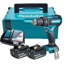 Furadeira Paraf Bateria 18V DHP485Z 2 X 3Ah Makita C/ Maleta Furadeira Paraf Bateria 18V DHP485Z 2 X 3Ah Makita C/ Maleta