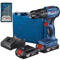 Furadeira/paraf Impacto Gsb185 2 Bat Mini X-line 7pçs Bosch