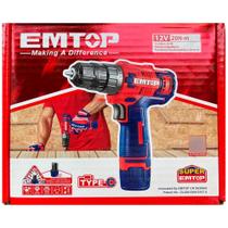 Furadeira Parafusadeira 12v 20n Bater 1,5ah Emtop Ecdl12510b
