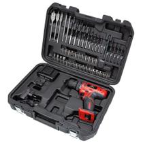 Furadeira Parafusadeira 12V Bateria Bivolt 50Pcs Worker Furadeira Parafusadeira 12V Bateria Bivolt 50Pcs Worker