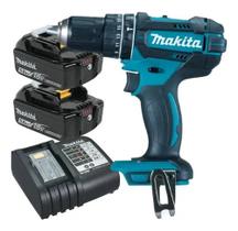 Furadeira Parafusadeira 18v Dhp482 Makita Com 2 Baterias 5ah