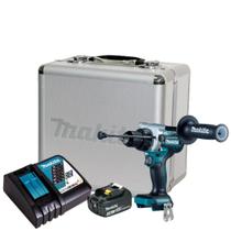 Furadeira Parafusadeira 18v Makita Dhp486z Carregador Rapido Maleta