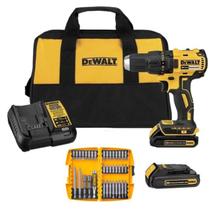 Furadeira Parafusadeira 20v Dcd777D2 Bivolt Dewalt C/ 37 Pontas e Bits Dewalt