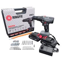 Furadeira Parafusadeira 20V RI 1020 c/ Impacto e Kit