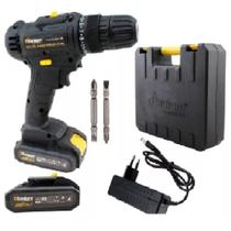 Furadeira Parafusadeira 3/8'' 2 Baterias 21V Bivolt Titanium