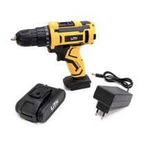 Furadeira Parafusadeira 3/8 Pol. a Bateria 18V Li-Ion com Carregador Bivolt LITH LT7036