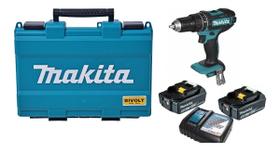 Furadeira Parafusadeira A Bateria 18v Dhp482 Makita C/ 2 Bat Furadeira Parafusadeira A Bateria 18v Dhp482 Makita C/ 2 Bat