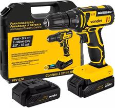 Furadeira Parafusadeira À Bateria 20v Pfv020 Com Kit Vonder 9790 Furadeira Parafusadeira À Bateria 20v Pfv020 Com Kit Vonder 9790