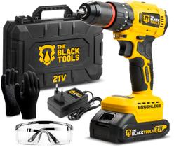 Furadeira Parafusadeira A Bateria 21v Com Maleta Acessorios