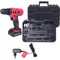 Furadeira Parafusadeira a bateria Pfw012 12v Biv Worker Kit 50 peças Furadeira Parafusadeira a bateria Pfw012 12v Biv Worker Kit 50 peças