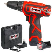 Furadeira Parafusadeira Bateria Recarregável Mandril 12v 10mm