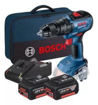 Furadeira Parafusadeira Bosch 2 baterias 4ah Gsb 18v-50 Bivolt Bolsa