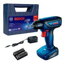 Furadeira Parafusadeira Com 32 Bits 12V GSR 1000 SMART Extensor e Maleta - BOSCH