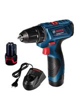 Furadeira/Parafusadeira Com Bateria GSB 120-LI BIVOLT Carregador Maleta GSB06019G81E1000I Bosch