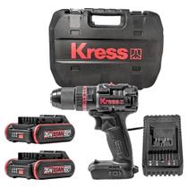 Furadeira Parafusadeira de Impacto 1/2 20V KUC30.1 com 2 Baterias 2.0Ah Brushless - KRESS Furadeira Parafusadeira de Impacto 1/2 20V KUC30.1 com 2 Baterias 2.0Ah Brushless - KRESS