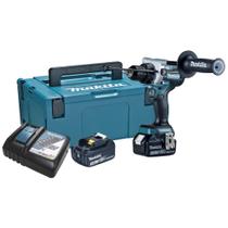 Furadeira parafusadeira de impacto 1/2" a bateria 18V Brushless com 2 baterias - DHP486RFJ - Makita