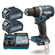 Furadeira Parafusadeira de Impacto 2 Baterias 40v Makita Df002gz Com Carregador 220V Furadeira Parafusadeira de Impacto 2 Baterias 40v Makita Df002gz Com Carregador 220V