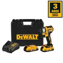 Furadeira Parafusadeira Dewalt Impacto 1/4'' 20V 2Baterias 2.0Ah 220V Com Maleta Dcf7871D2-Br