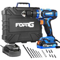 Furadeira Parafusadeira Impacto 1/2 Pol 20V Maleta e Acessórios