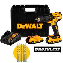 Furadeira Parafusadeira Impacto 20V 1/2 POL Brushless BIVOLT DCD7781D2-BR DEWALT + Kit