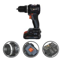 Furadeira Parafusadeira Impacto Âncora 2 Baterias 20V Brushless Profissional Kit Brocas Acessórios Furadeira Parafusadeira Impacto Âncora 2 Baterias 20V Brushless Profissional Kit Brocas Acessórios